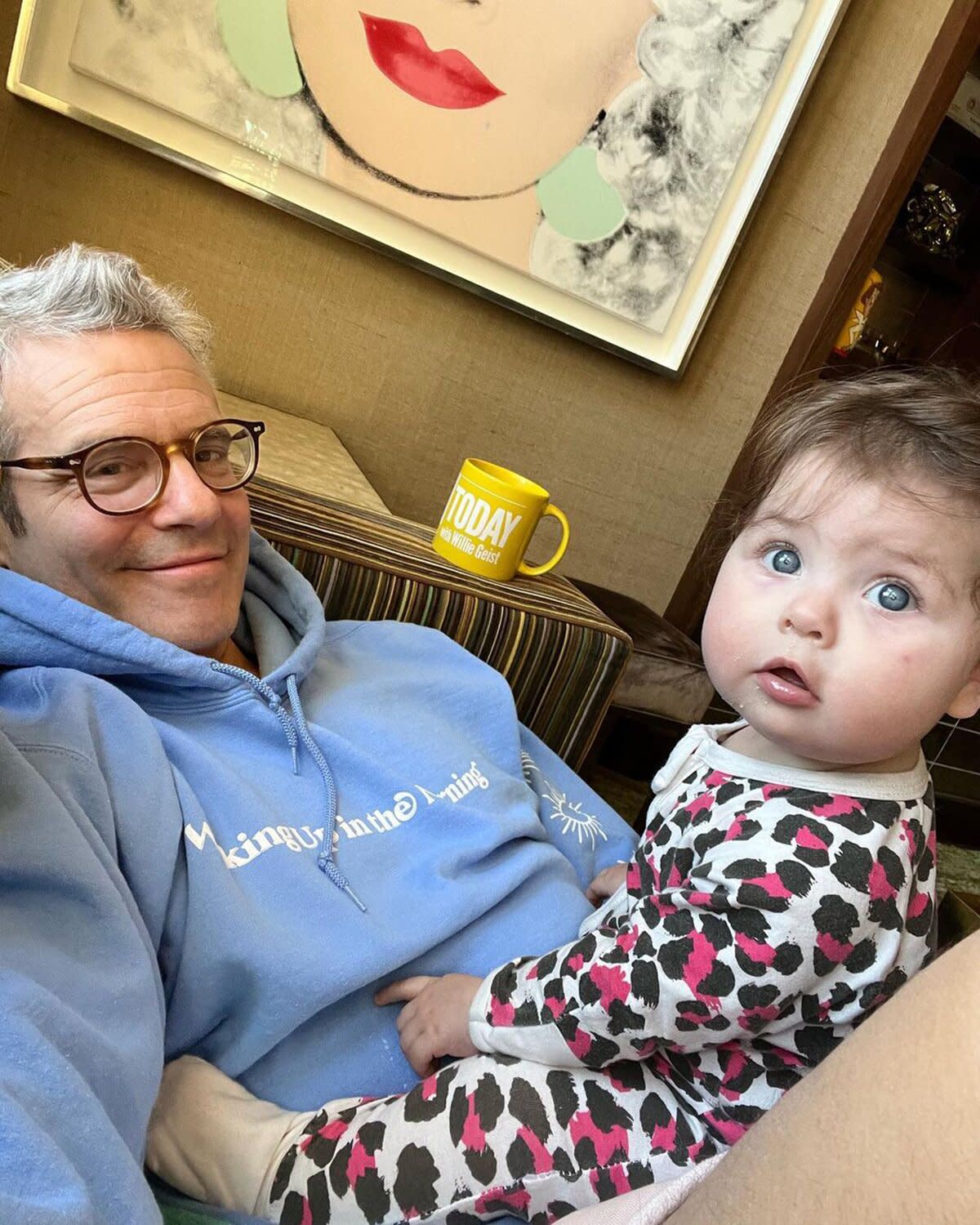 Andy Cohen and his daughter Lucy