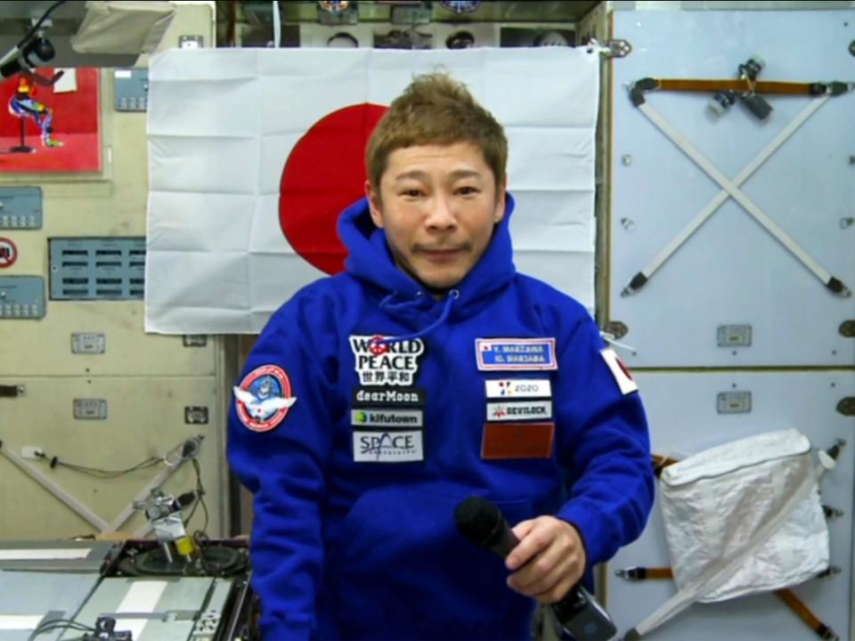 Japanese space tourist Yusaku Maezawa.