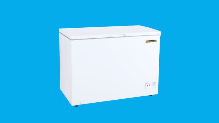 A 10-cubic foot Frigidaire chest freezer that's a whopping 50% off