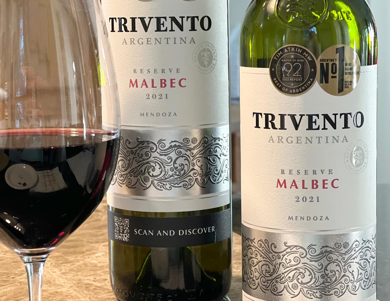 Trivento 2020 reserve malbec is a great burger night wine.