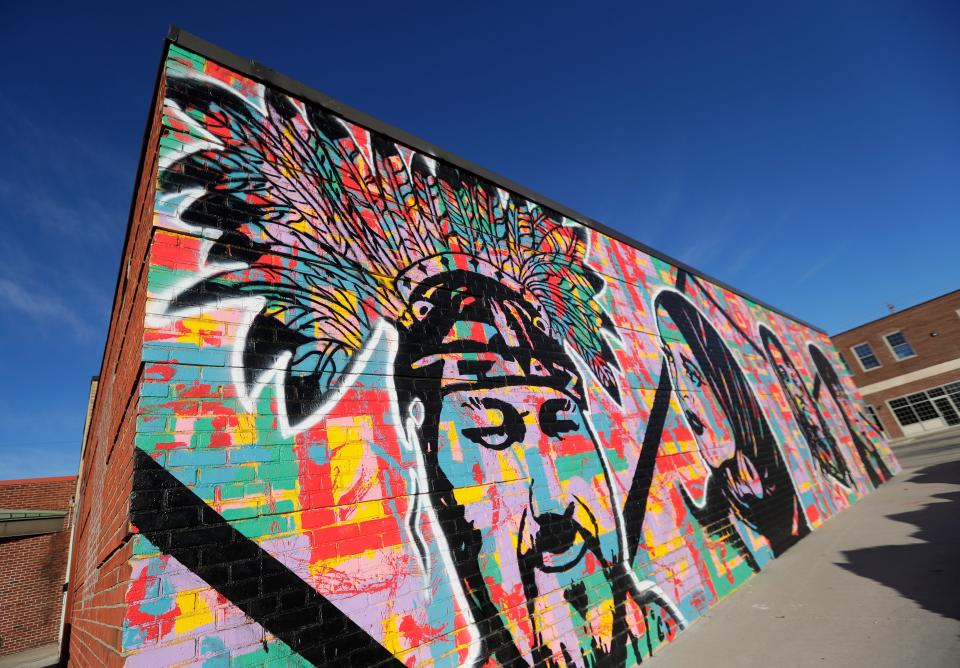 The mural "Unity," by Egypt Hagan on Main Street in Green Bay.