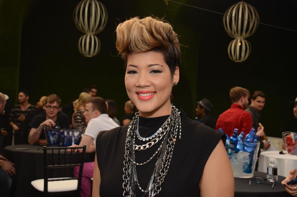 Tessanne Chin seen at Universal Music Brunch to Celebrate the 56th Annual GRAMMY Awards, on Saturday, Jan. 25, 2014 in Hollywood, Calif. (Photo by Tonya Wise/Invision/AP)