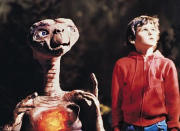 <p>E.T.: THE EXTRA-TERRESTRIAL (1982): An extra-terrestrial is accidentally left behind on Earth and is befriended by a young boy and his brother and sister. As Elliot attempts to help his extra-terrestrial companion contact his home planet so that he might be rescued, the children must elude scientists and government agents determined to apprehend the alien for their own purposes...which results in an adventure greater than any of them could have imagined. Who could forgot the adorable Drew Barrymore, flying bicycles or "E.T. Phone Home?" Watch for nostalgic purposes.</p>