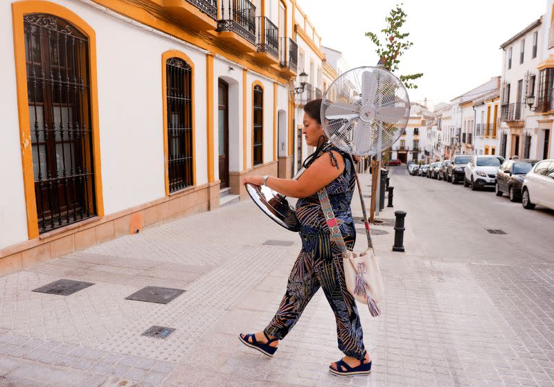 FILE PHOTO: Heatwave in Spain