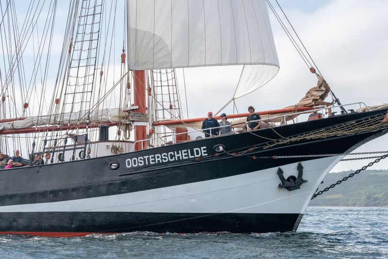 FILE PHOTO: DARWIN200 mission launches ship, the 'Oosterschelde', to explore the natural world