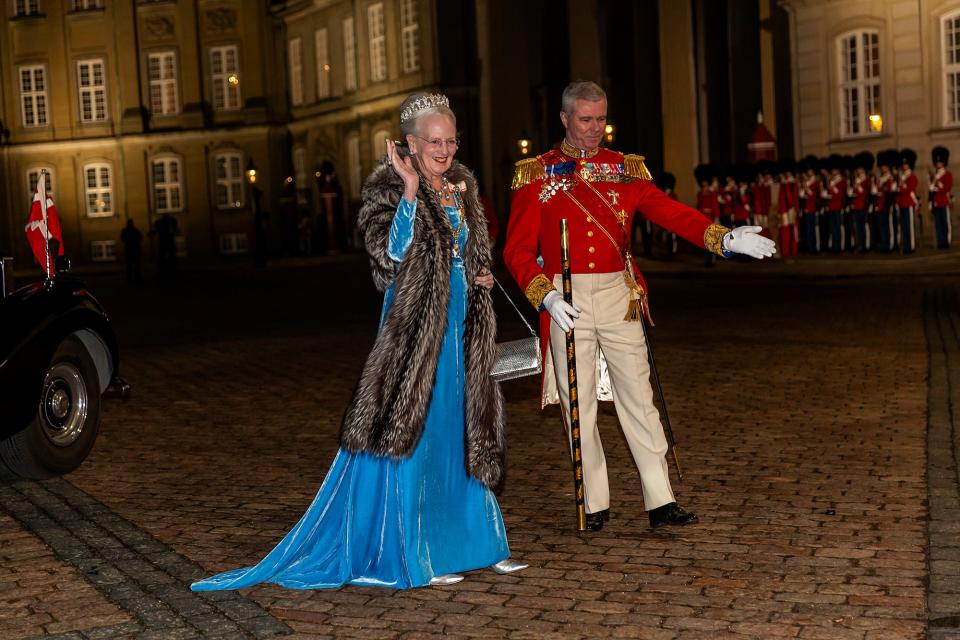 Queen Margrethe blue gown