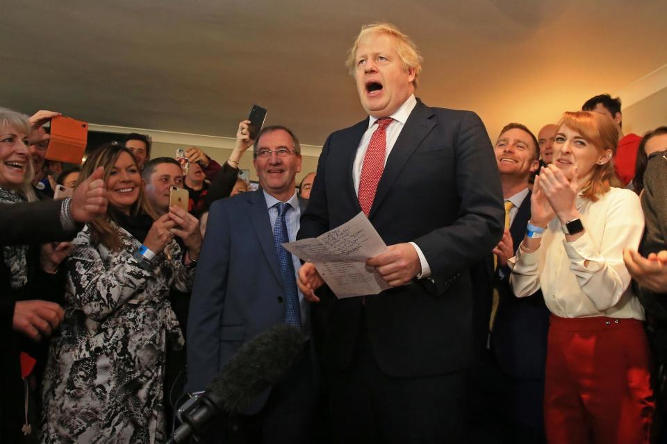 Boris Johnson pledged to rebuild trust among ex-Labour voters in Durham after the 'red wall' fell: PA