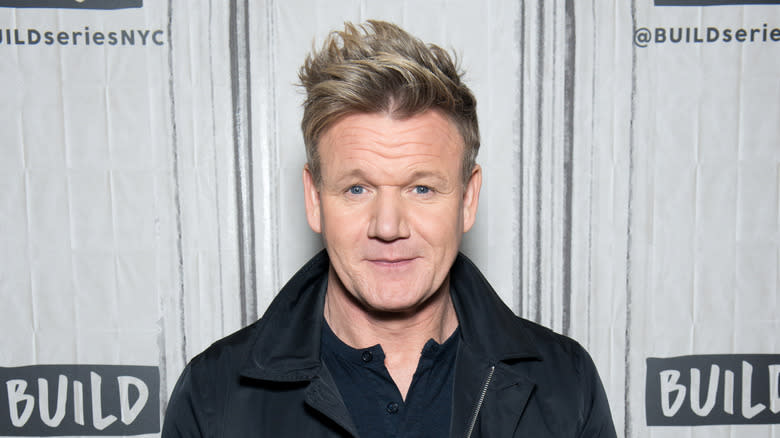 Gordon Ramsay posing for a photo