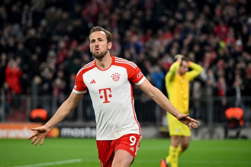 Harry Kane ended his first season in Munich without a trophy (AP)