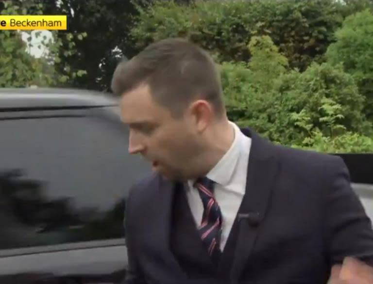 Transfer deadline day: Crystal Palace players take bets on who can soak Sky Sports reporter