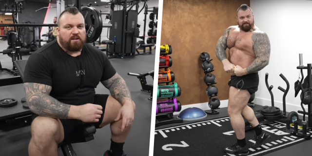 Watch Strongman Eddie Hall's 'World's Biggest Chest Pump' Workout as He  Begins Bodybuilding Training