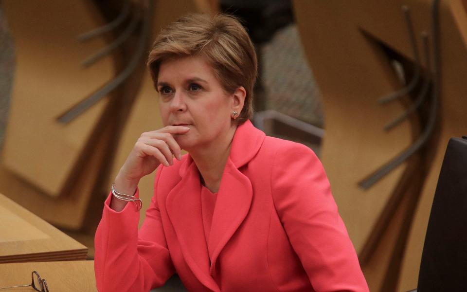 Nicola Sturgeon has insisted her restrictions on the hospitality sector were necessary to curb the spread of the omicron variant - Fraser Bremner - Pool/Getty Images