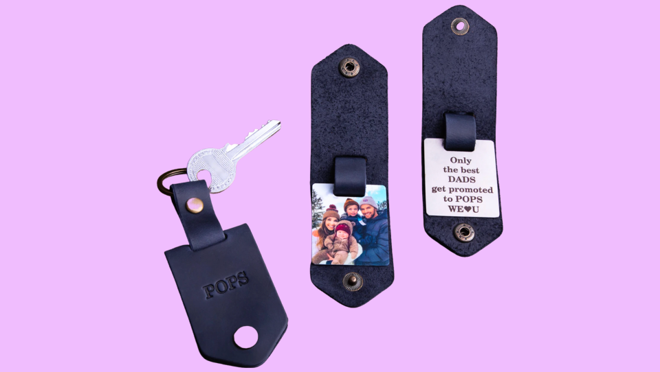 Best gifts for Grandpa 2022: Leather keychain