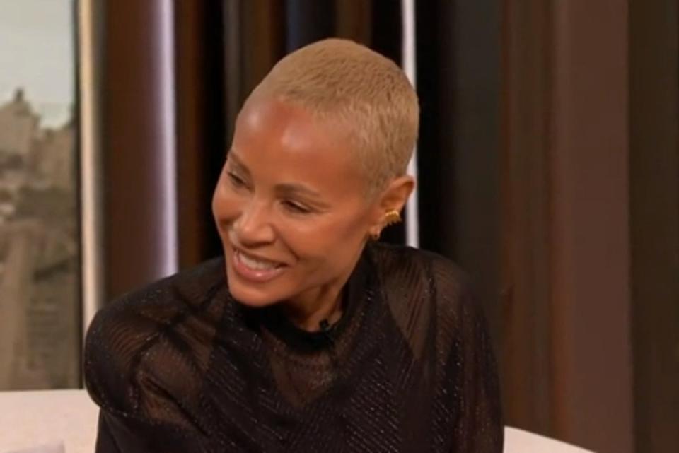 Jada Pinkett Smith on Drew Barrymore show (Paramount Plus / screengrab)