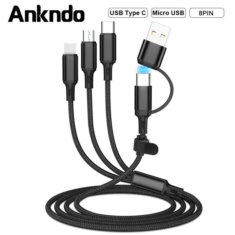 5 In 1 Multi-Functional USB Cable for Mobile Phone. (Photo: Shopee SG)