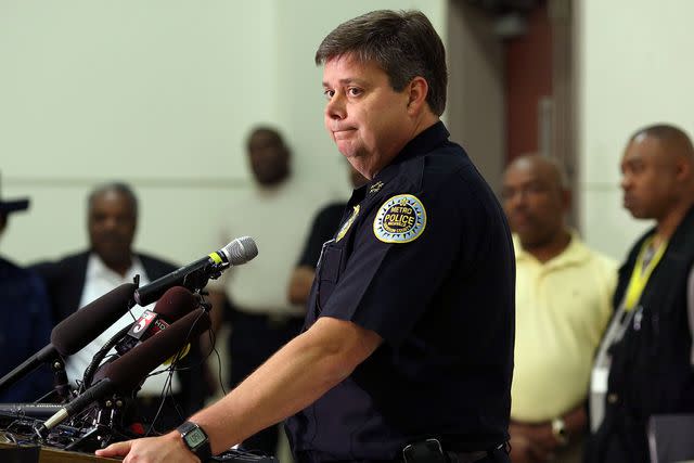 <p>Josh Anderson/AP</p> Nashville Police Chief Ronal Serpas speaks to reporters during a press conference to release information regarding Steve McNair's death on July 8, 2009.