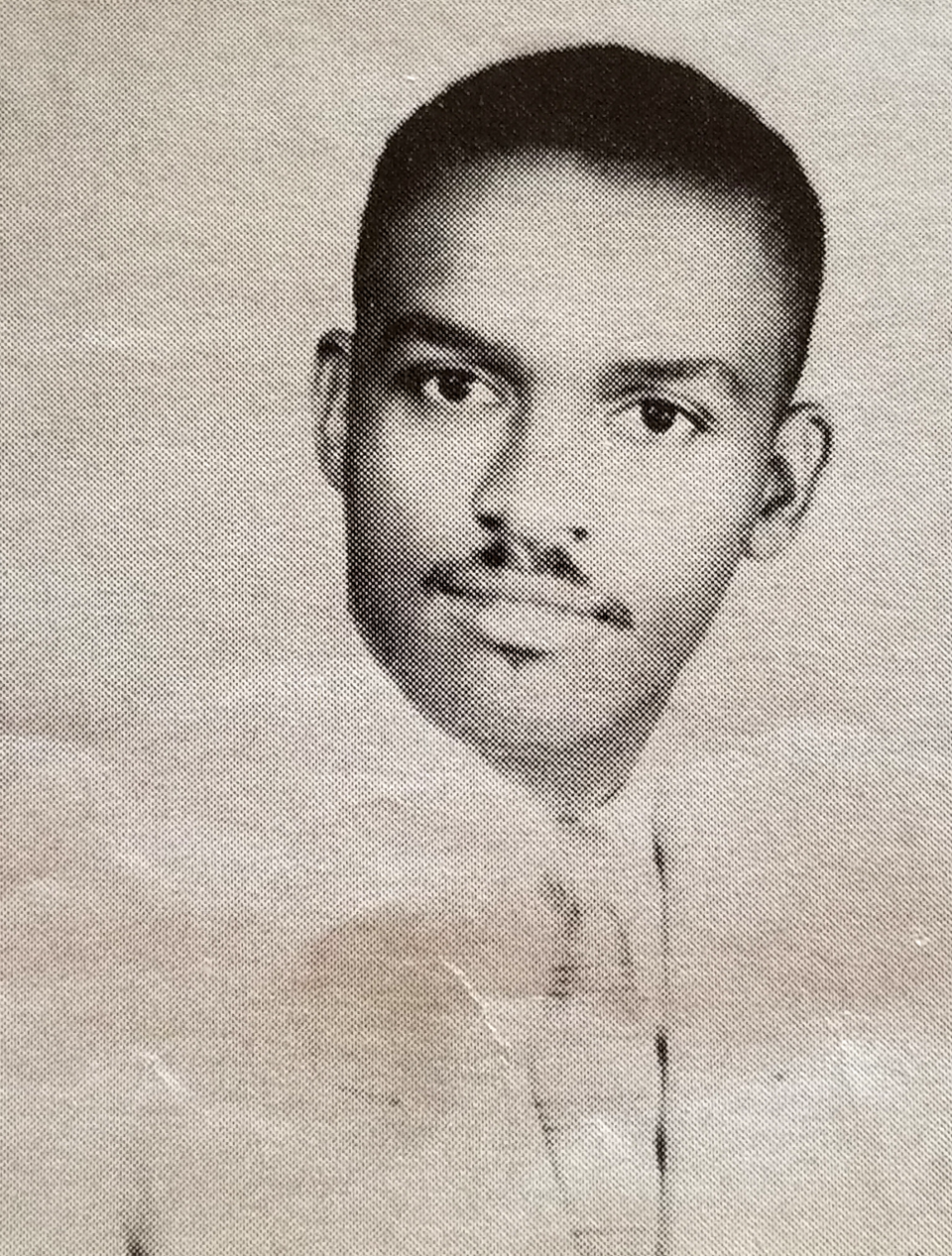 Earnest McEwen Jr.'s 1956-57 yearbook photo.