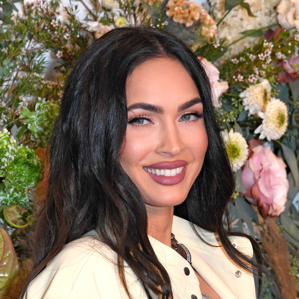 Megan Fox attends inaugural REVOLVE GALLERY