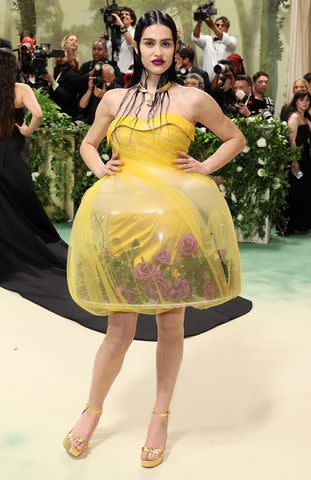 <p>Dia Dipasupil/Getty</p> Amelia Gray makes her 2024 Met Gala debut in a 3-D design by Undercover