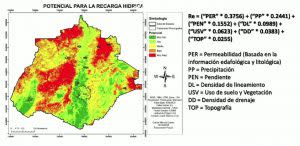 Las zonas verdes presentan una mayor probabilidad de infiltración de agua al Valle de Aguascalientes*