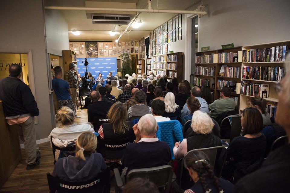 The&nbsp;audience fills the event space&nbsp;at Elk River Books to hear the "Please Don't Let Me Be Misunderstood" discussion.