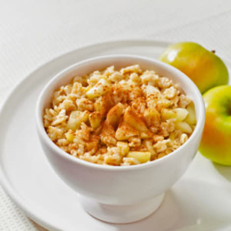 Apple-cinnamon oatmeal