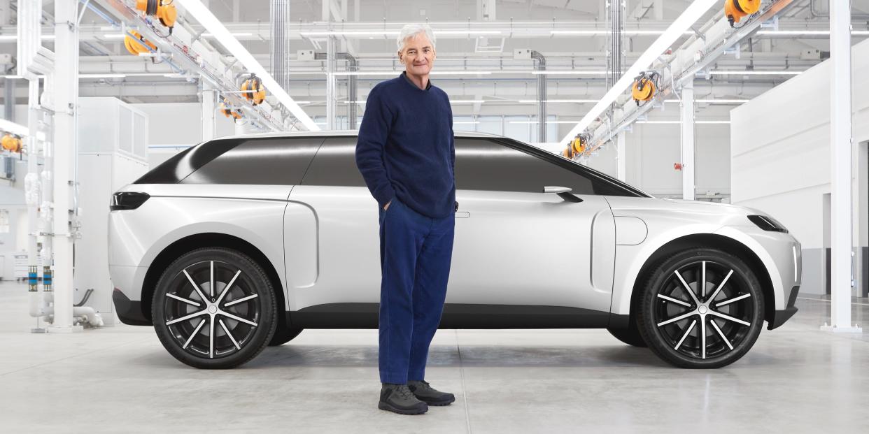 James Dyson and car