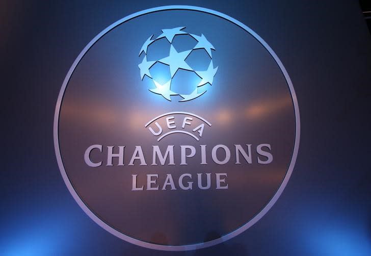 <span>The Uefa Champions League logo is seen before the draw ceremony for the 2016/2017 Champions League Cup soccer competition at Monaco’s Grimaldi Forum in Monaco August 25, 2016. (PHOTO: REUTERS)</span>