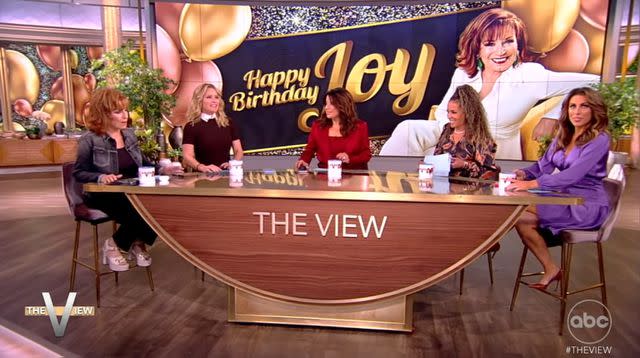 <p>ABC</p> (L-R) Joy Behar, Sara Haines, Ana Navarro, Sunny Hostin and Alyssa Farrah Griffin on 'The View'.