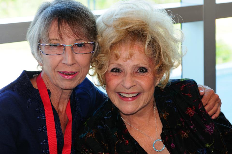 Liz Thiels and Brenda Lee attend the 2010 Source Awards at The Noah Liff Opera Center on August 26, 2010, in Nashville, Tennessee.