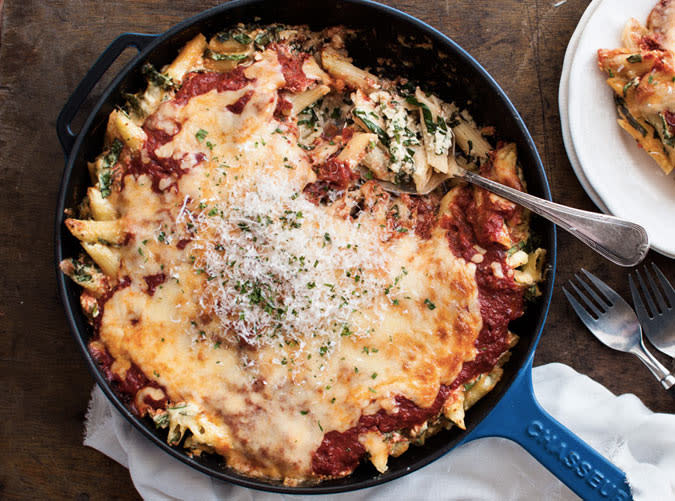 Spinach Ricotta Pasta Bake