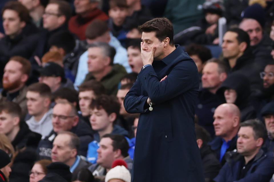 It has been a miserable few days for Pochettino at Chelsea (Getty Images)