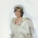 <p>Diana wore the <a rel="nofollow noopener" href="http://www.marieclaire.com/celebrity/news/g4944/royal-family-crown-tiara-guide/?slide=15" target="_blank" data-ylk="slk:Spencer Family Tiara;elm:context_link;itc:0;sec:content-canvas" class="link ">Spencer Family Tiara</a> for the duration of her wedding day, and apparently it left her with a splitting headache. ''In the evening [after the wedding] we all went to a sort of semi-private party," the Princess' brother Charles Spencer <a rel="nofollow noopener" href="http://www.telegraph.co.uk/news/uknews/theroyalfamily/7734318/Diana-Princess-of-Wales-left-with-splitting-headache-by-wedding-day-tiara.html" target="_blank" data-ylk="slk:said;elm:context_link;itc:0;sec:content-canvas" class="link ">said</a>. "And she was there and she seemed incredibly relaxed and happy and I just remember she had a cracking headache too, because she wasn't used to wearing a tiara all morning."</p>