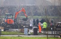 FILE PHOTO: Burials take place at a cemetery in North East London, amid the coronavirus disease (COVID-19) outbreak, in London