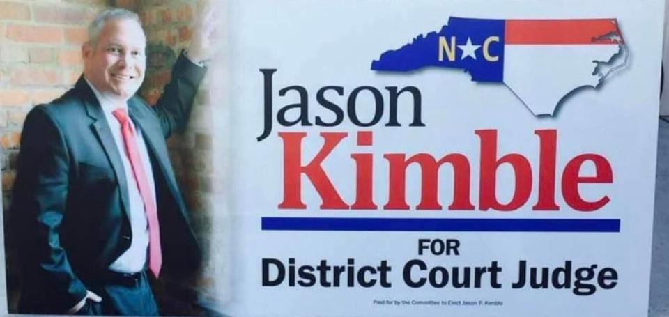 Jason Kimble is running for judge on the Johnston County District Court.