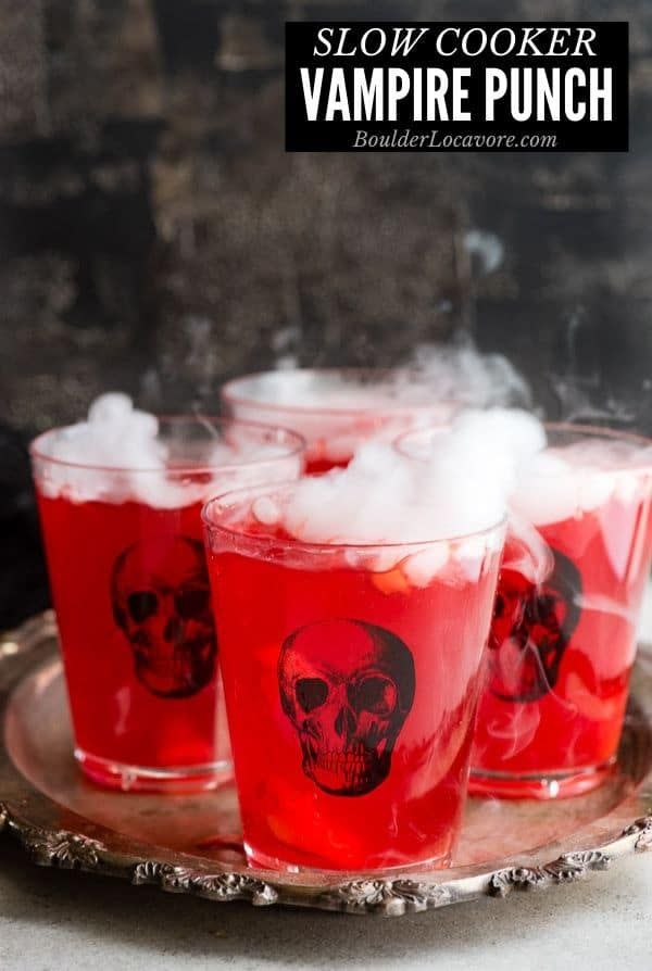 9) Slow-Cooker Vampire Punch