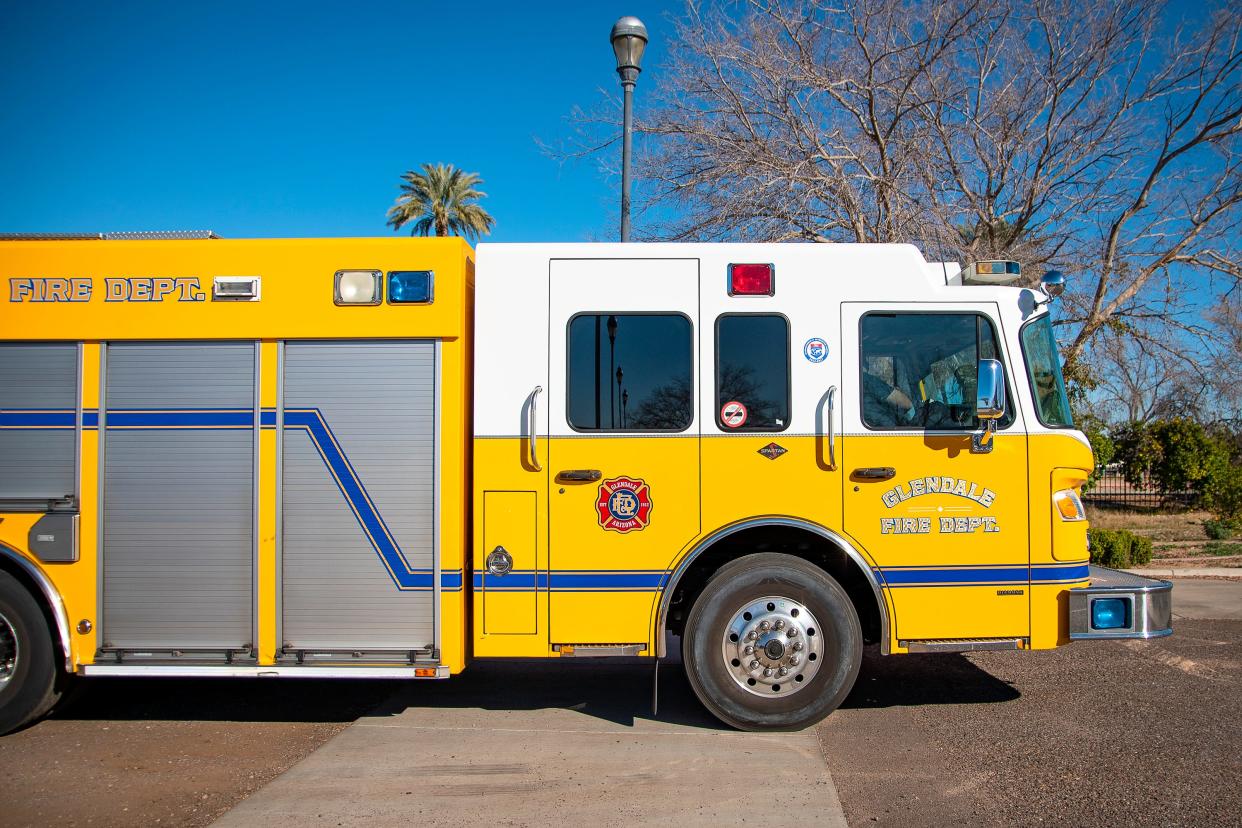 An image of a Glendale fire truck.