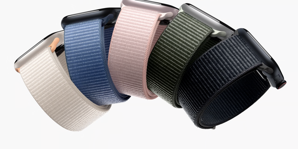 Apple revealed new smartwatch bands on Tuesday and said it will ditch leather. (Apple)