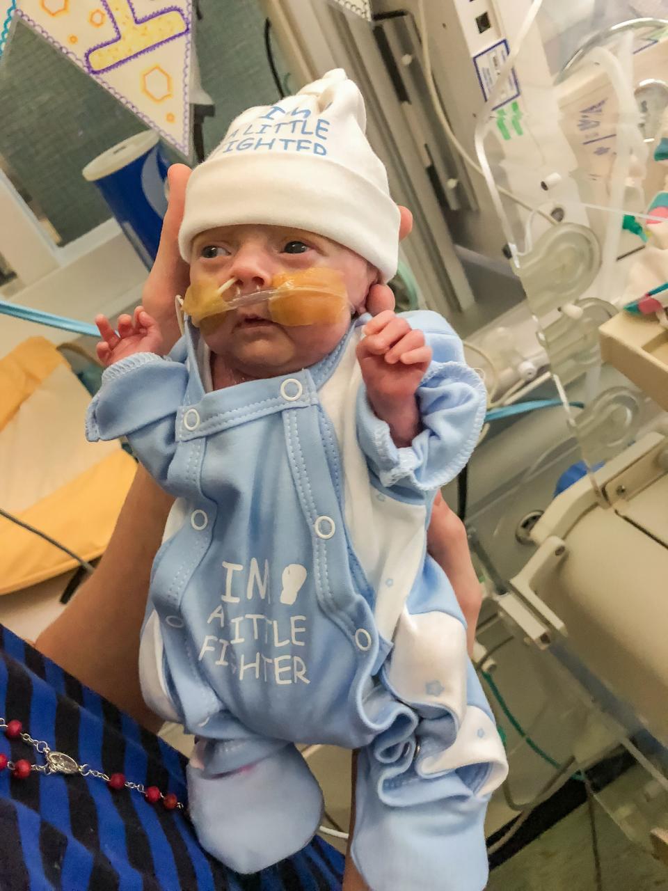 Kaiden has defied the odds to survive [Photo: SWNS]