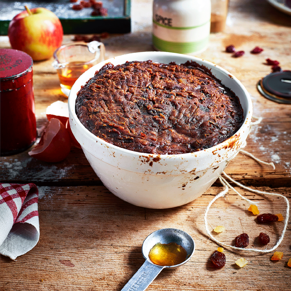 gingerbread christmas pudding