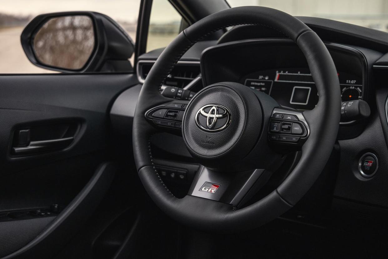 2024 toyota gr corolla interior