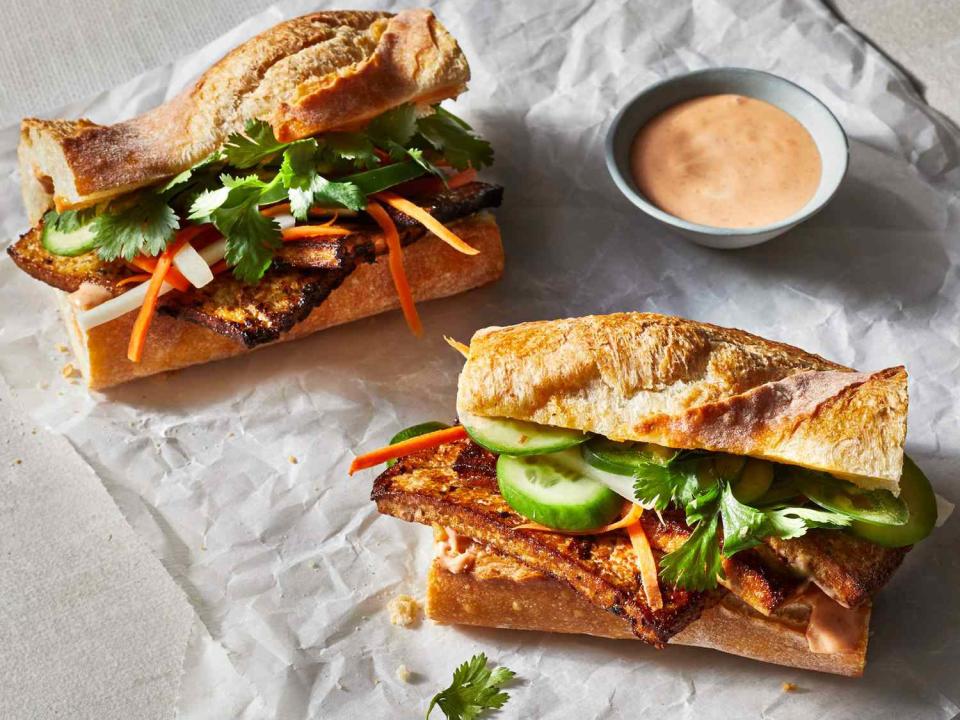 Banh Mi with Crispy Tofu