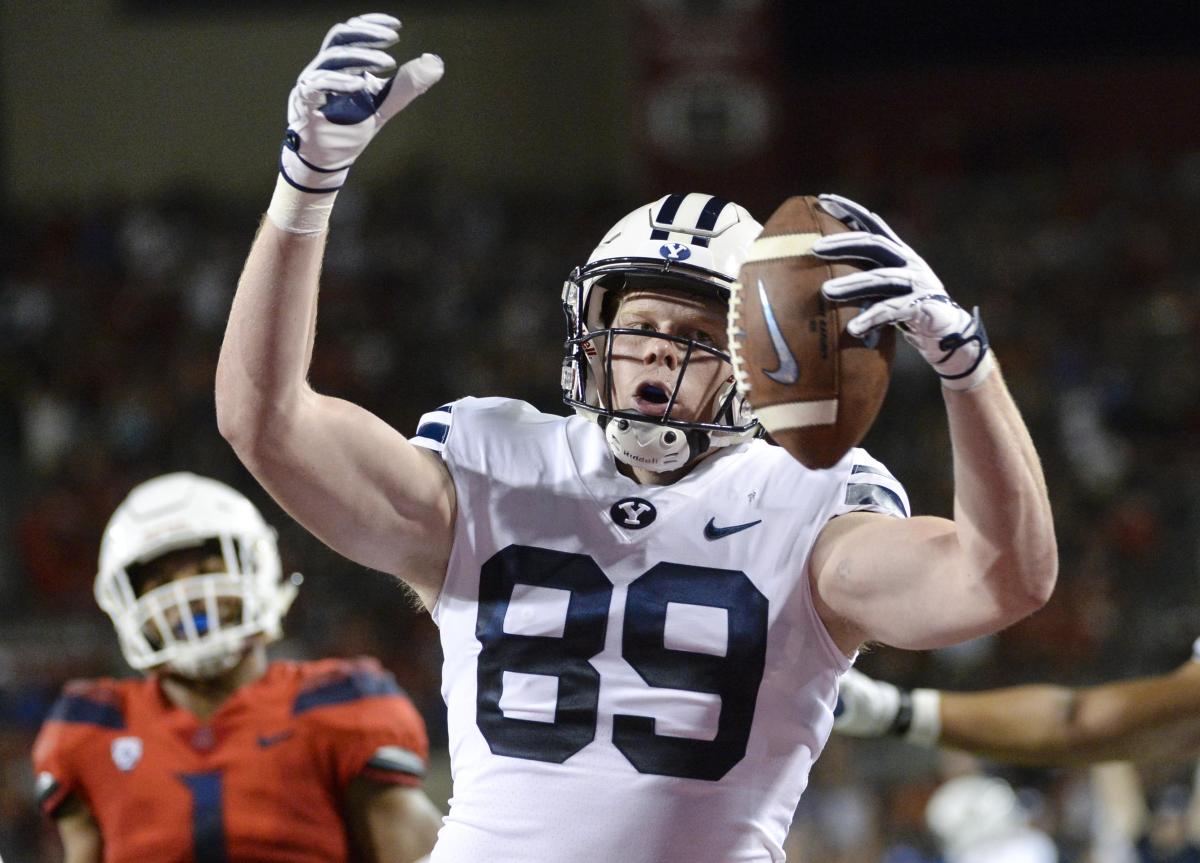 Raiders TE Matt Bushman named one of the top undrafted freeagent signings