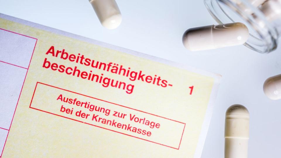 Arbeitsunfähigkeitsbescheinigung oder der 