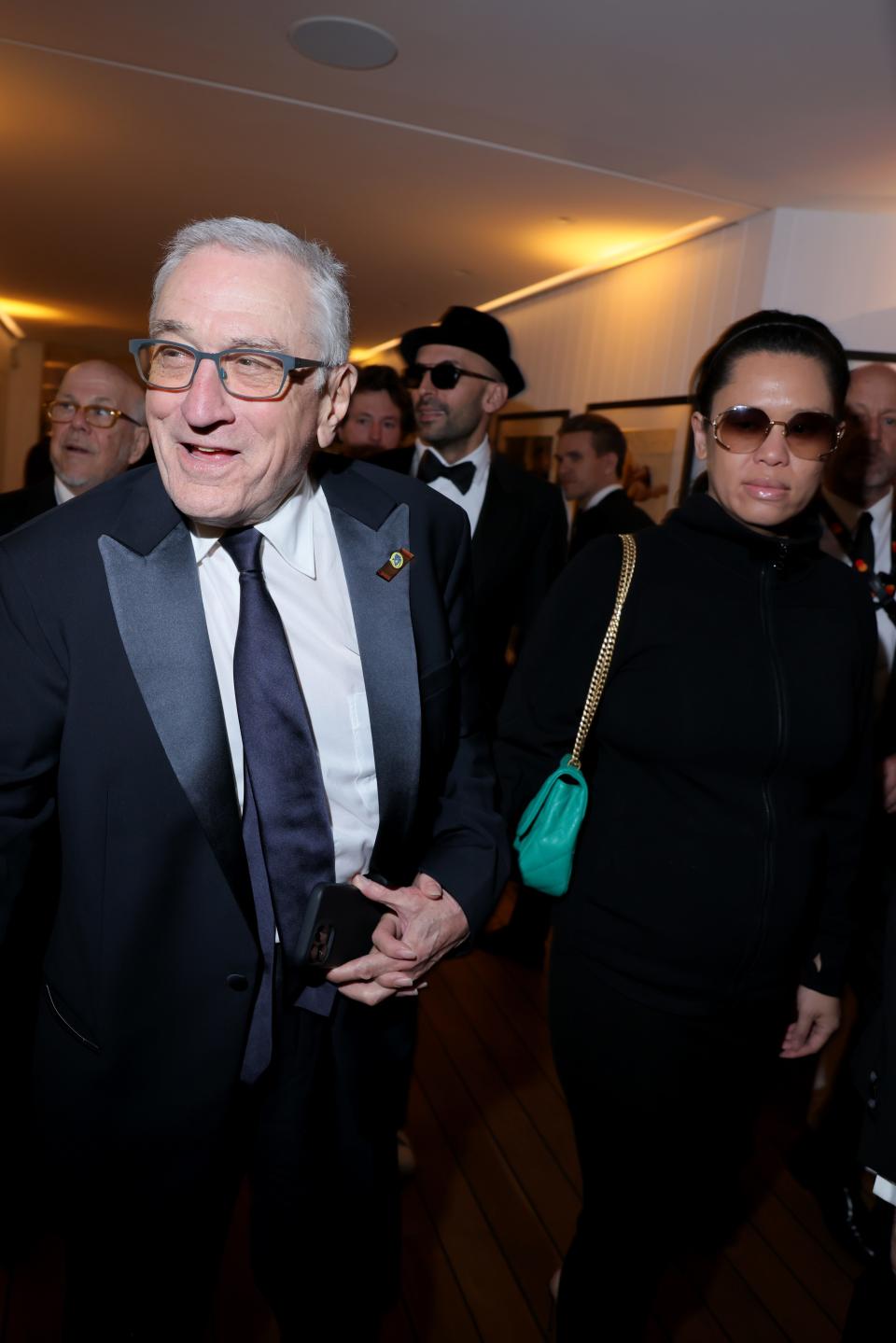 Robert De Niro and Tiffany Chen attended the Vanity Fair x Prada Party at Cannes on Saturday.