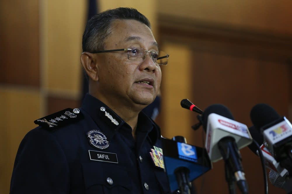 Kuala Lumpur police chief Datuk Saiful Azly Kamaruddin speaks during a press conference at the Kuala Lumpur contingen police headquarters, December 16, 2020. ― Picture by Yusof Mat Isa