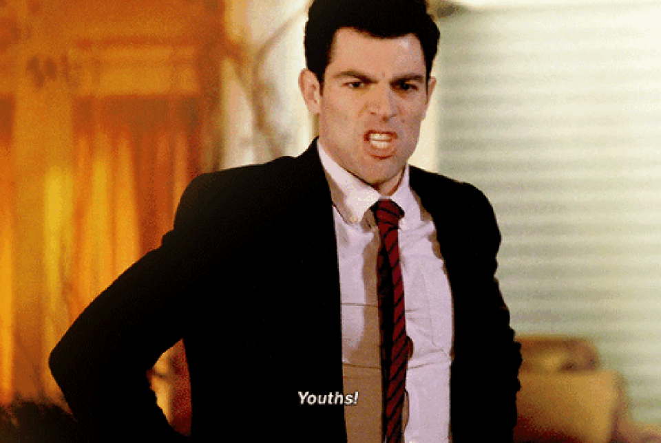 "Youths!"
