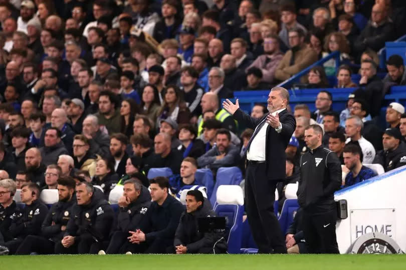 Ange Postecoglou was not happy following Tottenham's defeat at Chelsea