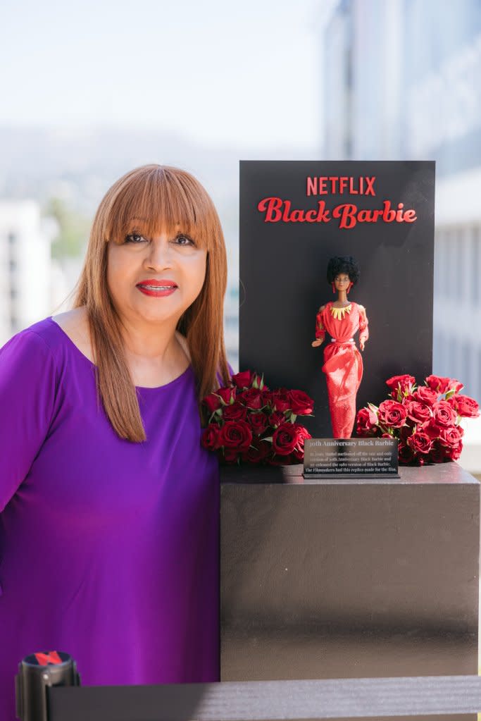 Black Perkins says she wanted Black Barbie to be the opposite of traditional Barbie. Courtesy of Netflix