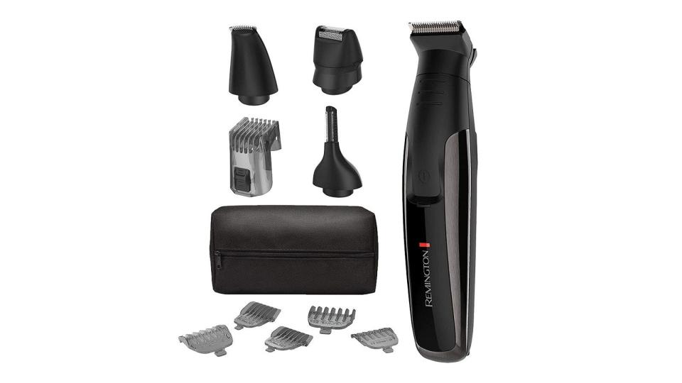 This all-in-one shaving kit is completely waterproof for shower shaves and easy clean-up.